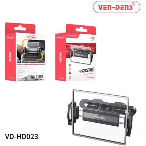 Ven Dens Car Headrest Holder VD-HD023 – Super Grip, Adjustable, 360° – Brand New